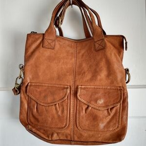 Fossil Tan Crossbody Bag